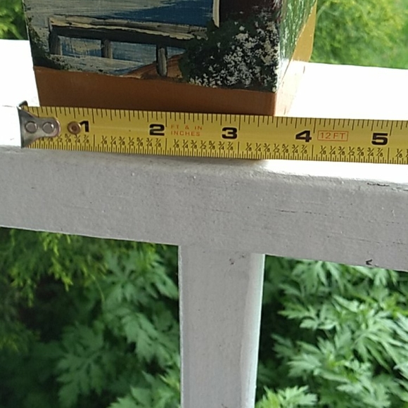 VINTAGE ARTIST MADE COASTAL SHIPS LIGHTHOUSES WOODEN 3D BOUY - Picture 8 of 8